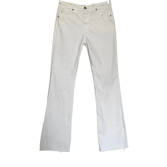 AG Adriano Goldschmied Alexxis Boot White Denim Jeans High Rise Vintage Fit 31R - Picture 4 of 13
